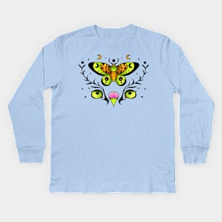 Moth, Owl, and Eagle Kids Long Sleeve T-Shirt